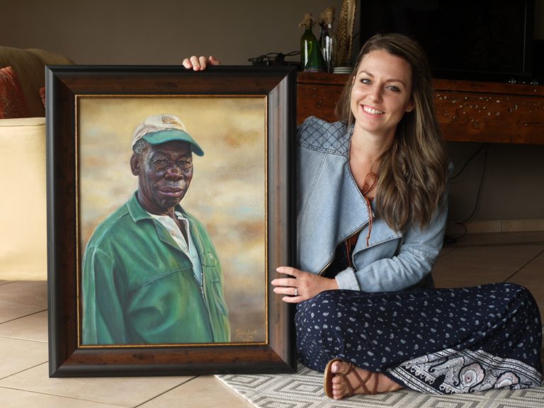 Painting Sir William- Portrait of an old friend